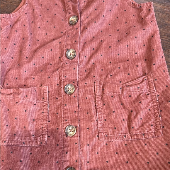 Baby Gap Rust color  Corduroy Button-Up dress - Picture 1 of 3